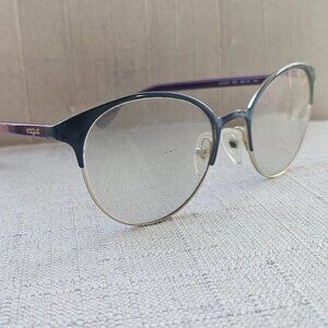 Vogue Eyewear Women Eyeglasses Frame VO4011 Black/Gold Purple Temple Glasses